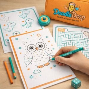 DoodleDrop opgaver til print