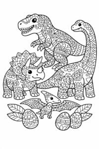 tegning af dinosaur i mandala mønster – mandala coloring tegning af dinosaur i mandala mønster – mandala coloring