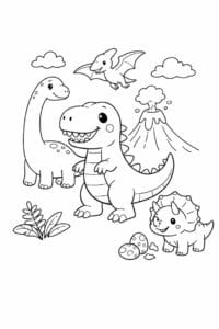 tegning af dinosaur i akvarelstil – watercolor style tegning af dinosaur i akvarelstil – watercolor style