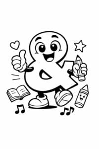 tegning af Cute and – comic