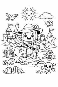 tegning af Kaktus eventyr – Fantasy