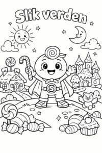 tegning af Slik verden – Fantasy scene