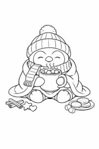 tegning af Cozy varm kakao – Comforting and simple