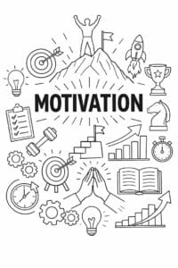 tegning af Motivation goals – Focused and clear