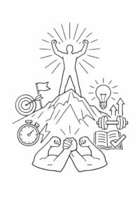 tegning af Motivation strength – Powerful and simple