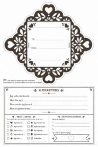 skabelon af gækkebrev – Vintage Handmade Craft skabelon af gækkebrev – Vintage Handmade Craft