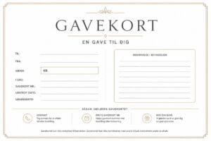skabelon af gavekort – Elegant Minimalist skabelon af gavekort – Elegant Minimalist