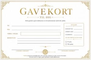 skabelon af gavekort – Luxury Gold Style skabelon af gavekort – Luxury Gold Style